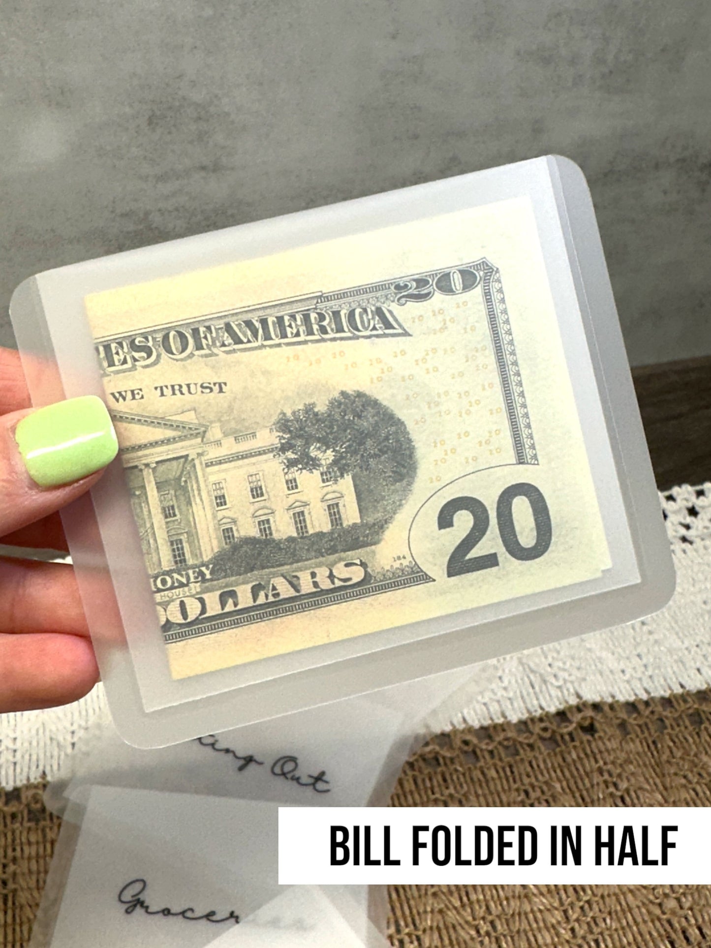 MINI Vellum Cash Envelopes