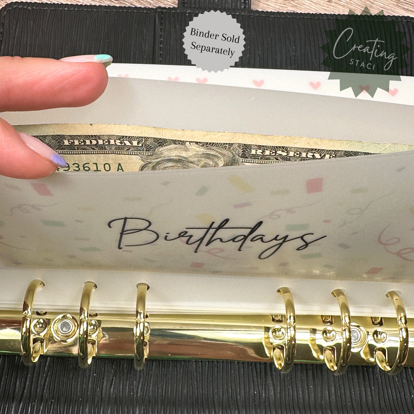 A6 Matte Holiday Cash Budgeting Envelopes