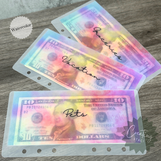 A6 Matte Colored Cash Envelopes
