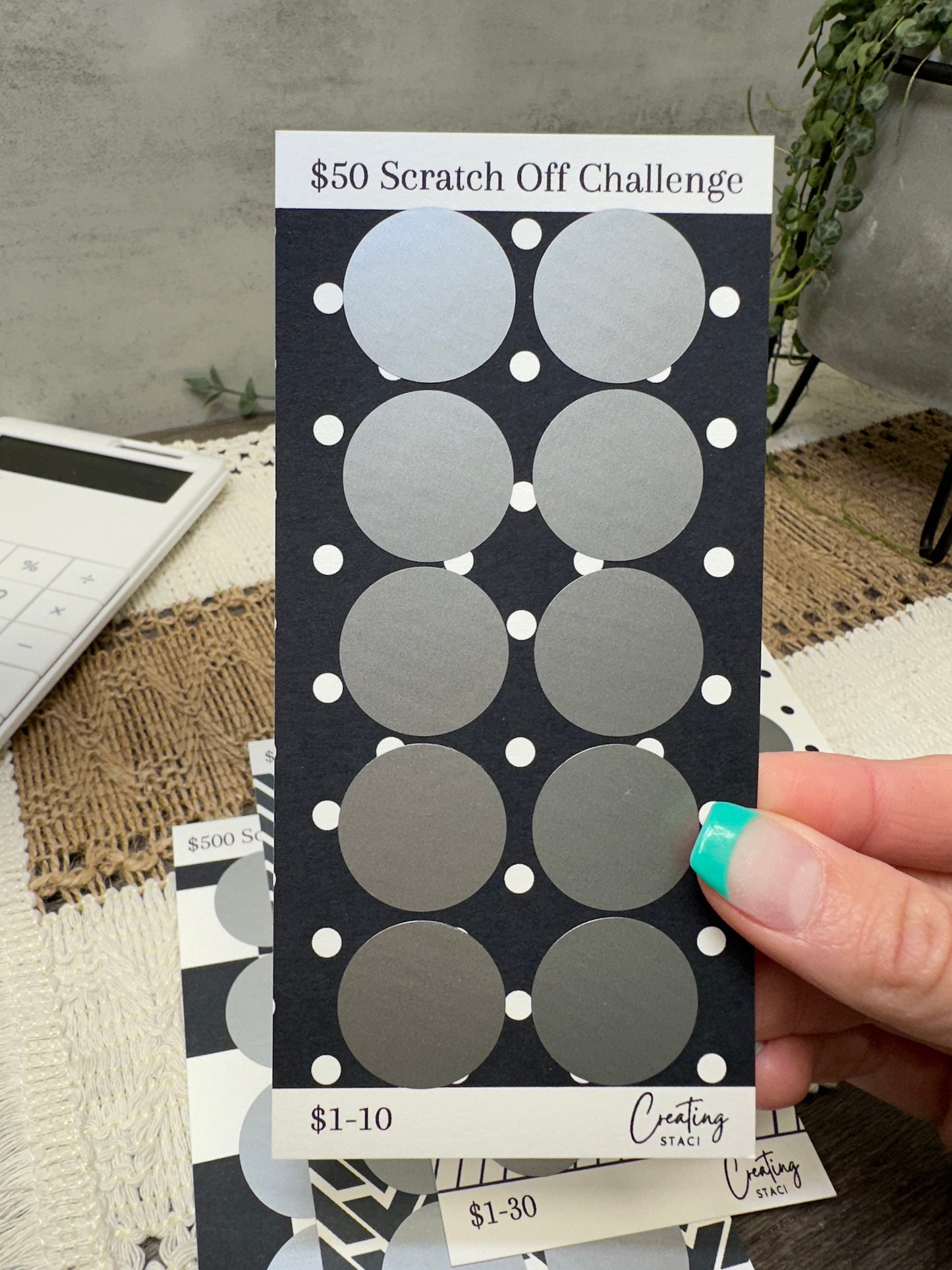 Scratch Off Savings Challenge