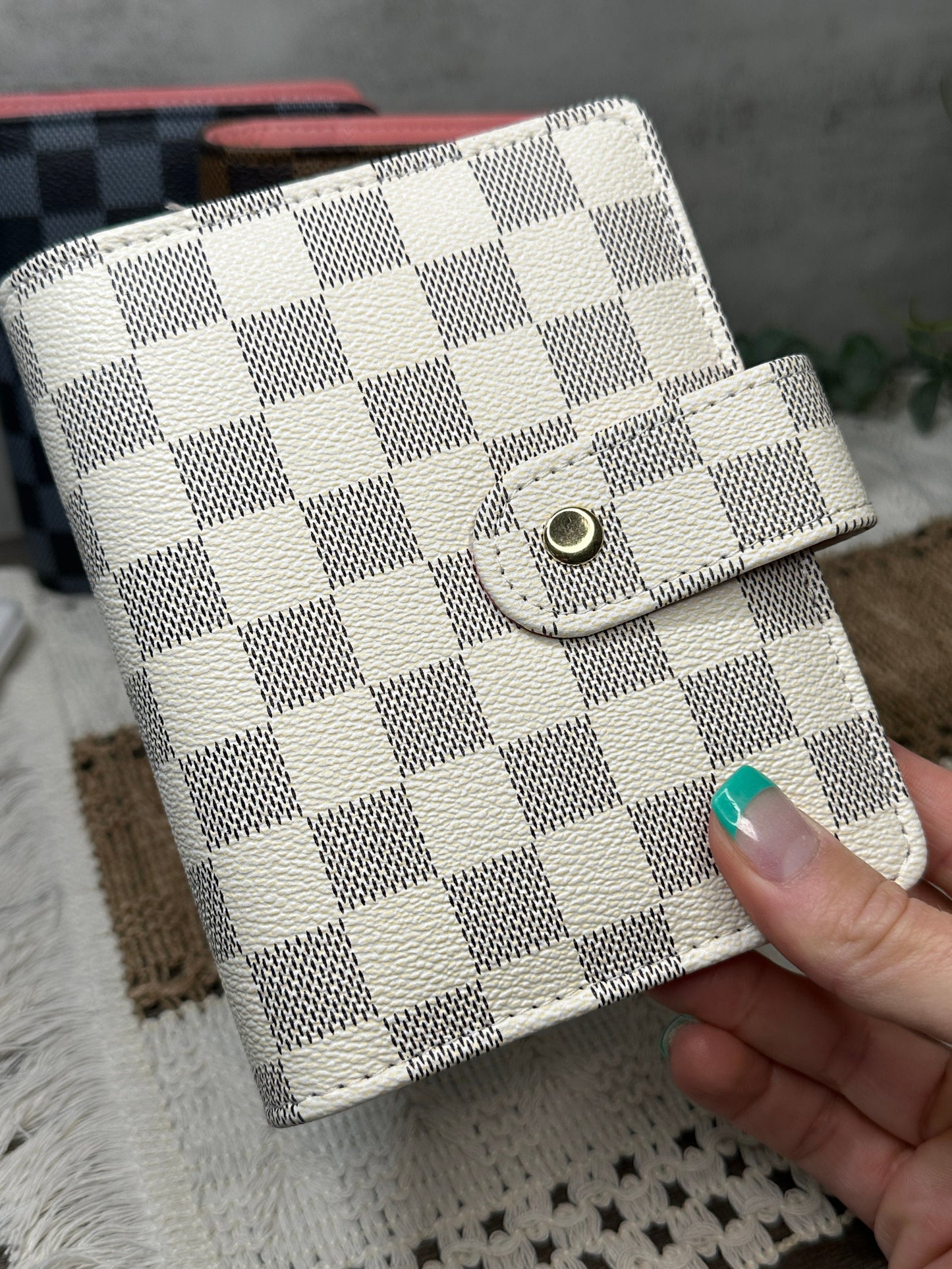 A7 Checkered Budget Binder