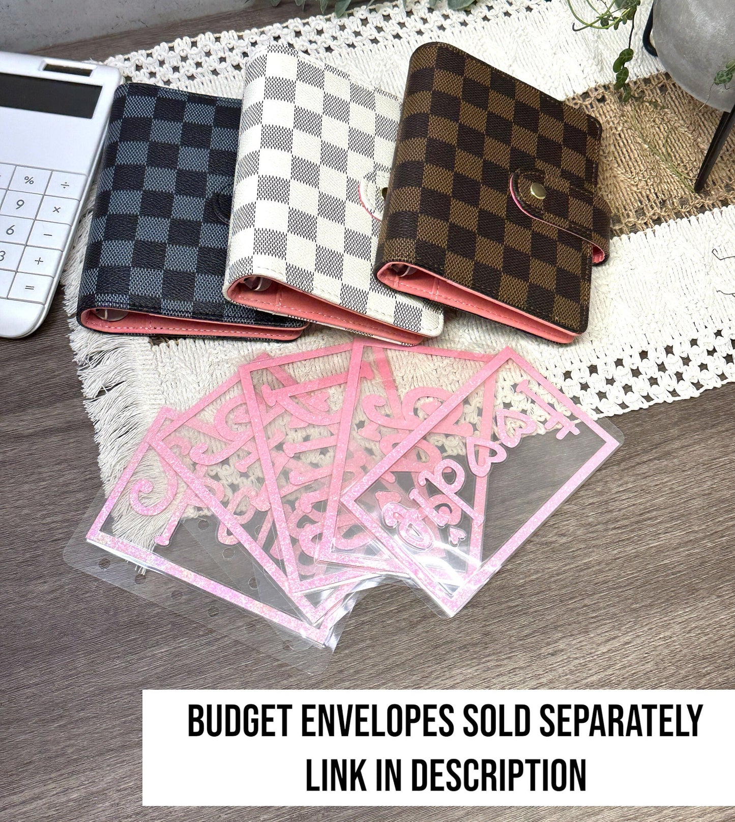 A7 Checkered Budget Binder